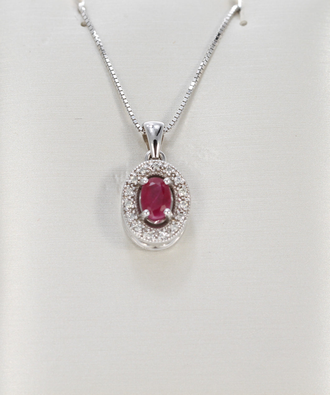 Ruby and Diamonds Necklace