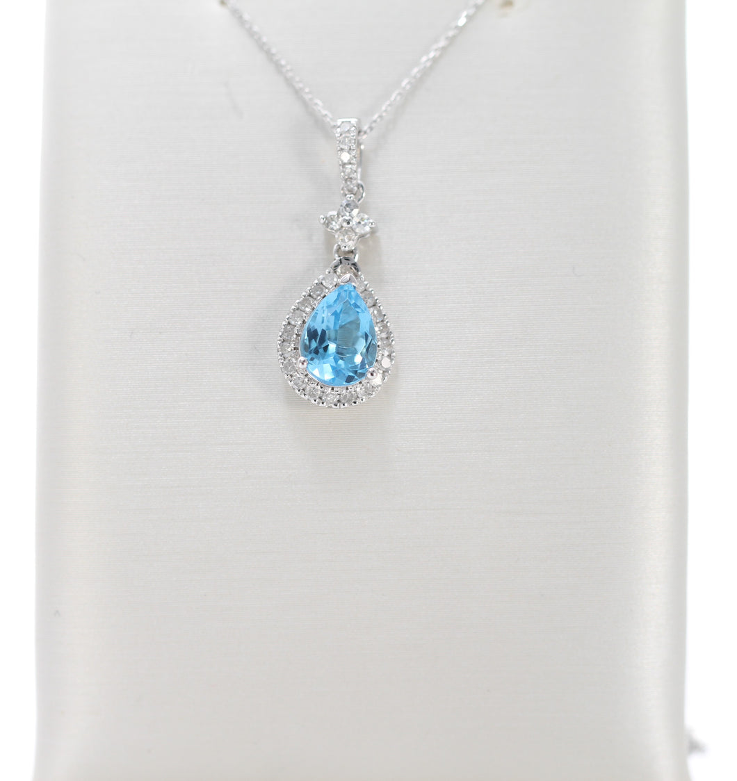 Blue Topaz Necklace