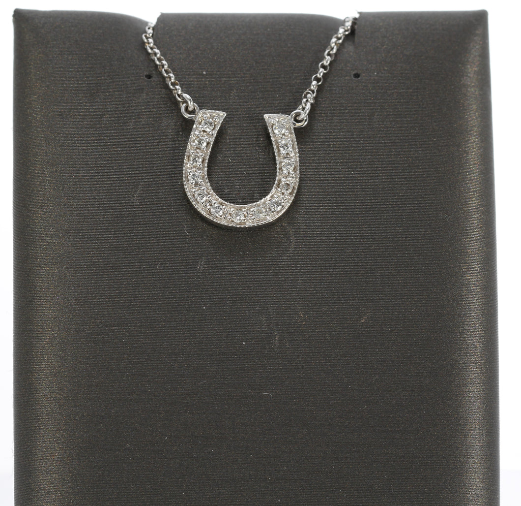 Horseshoe DIamond Necklace